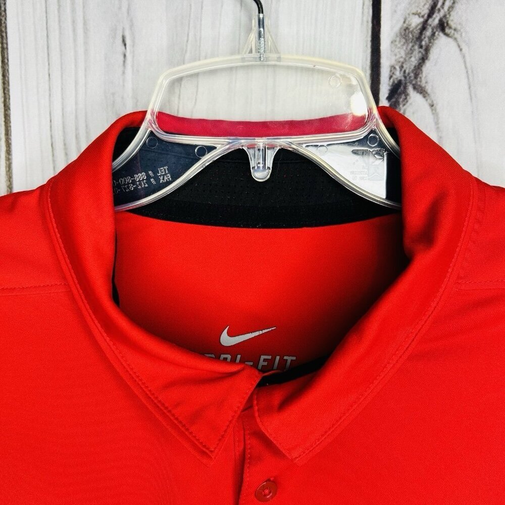 Nike Dri Fit Georgia Bulldogs Polo Shirt Mens Size XXL Red Embroidered - Picture 4 of 9
